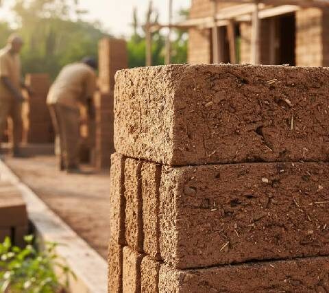 Brique en terre