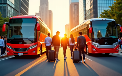 Minibus ou autocar : quel choix pour vos déplacements en groupe ?